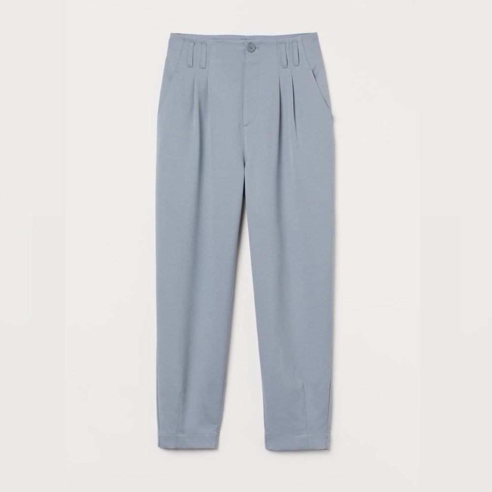 Straight leg blue grey trouser from H&M size 2